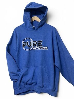 Pure Fitness Gym Vintage Hoodie Sweatshirt XL